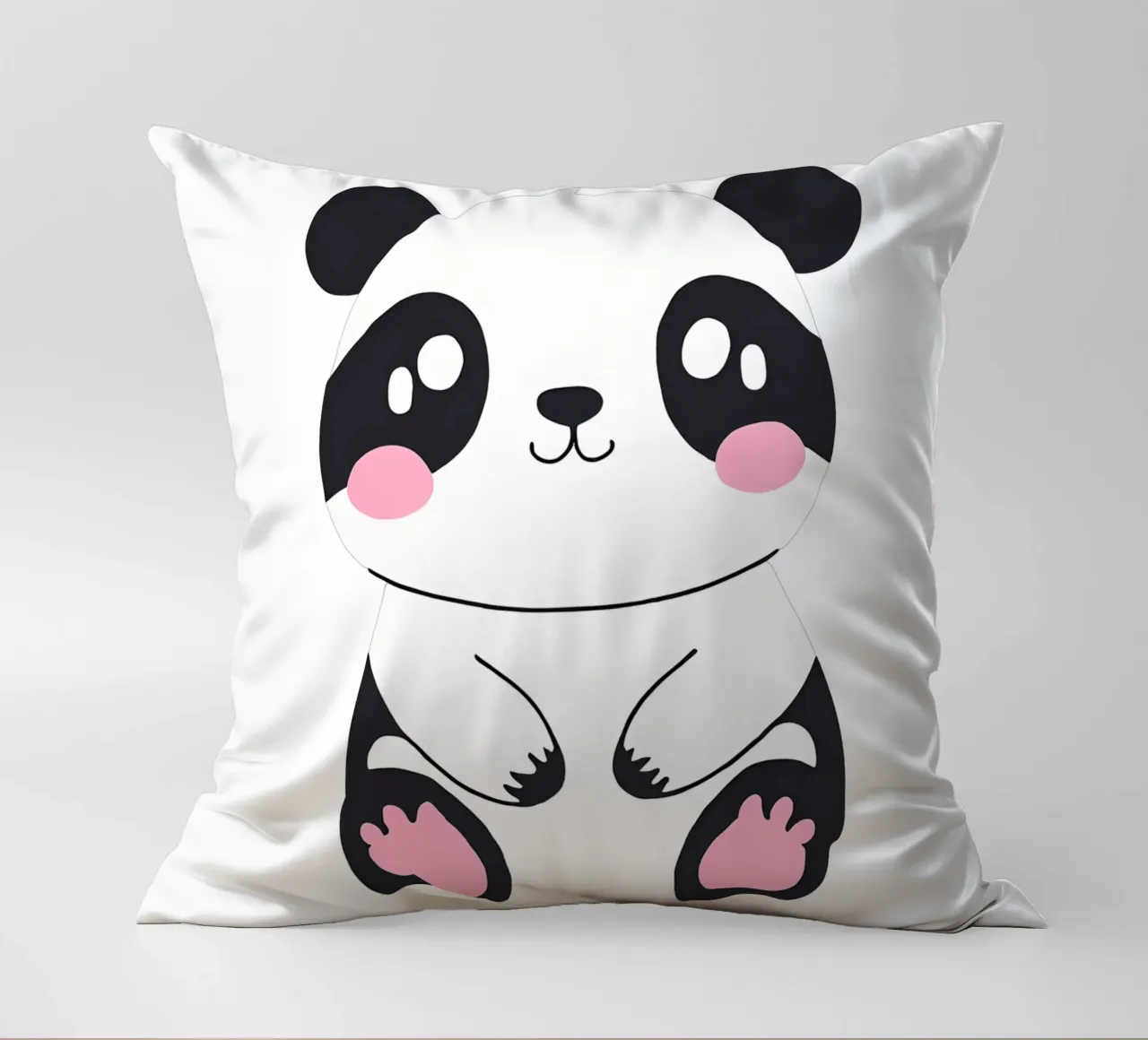 panda kawaii 1 cuscino da Rezh creations