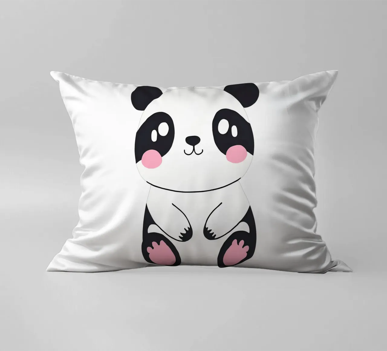 panda kawaii 1 cuscino da Rezh creations