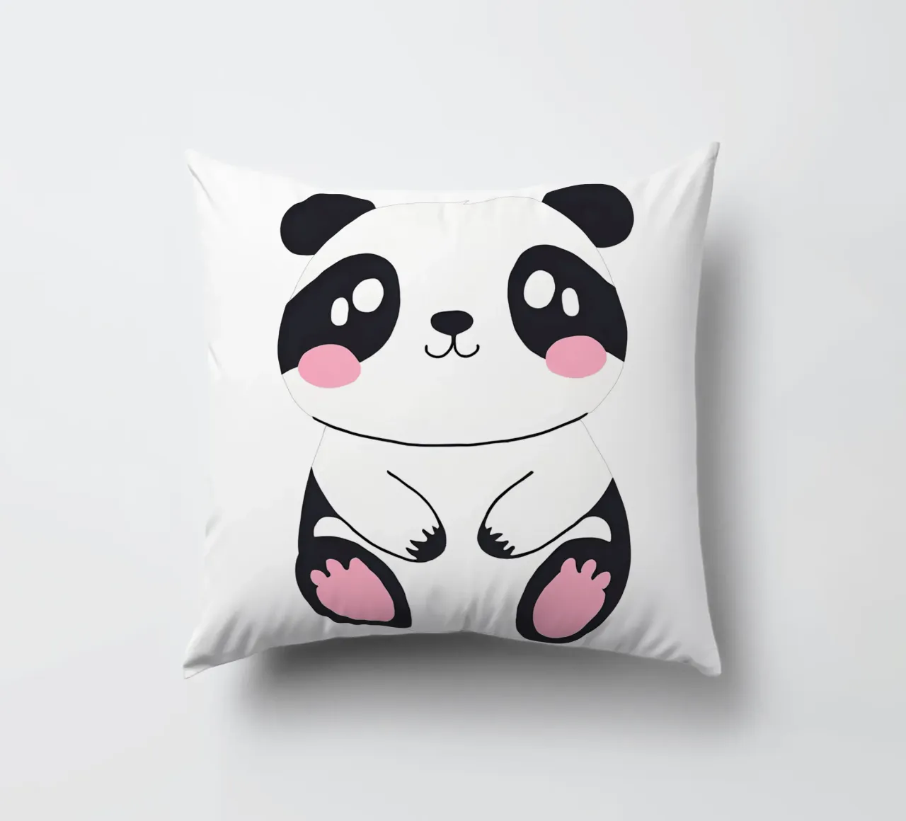 panda kawaii 1 cuscino da Rezh creations