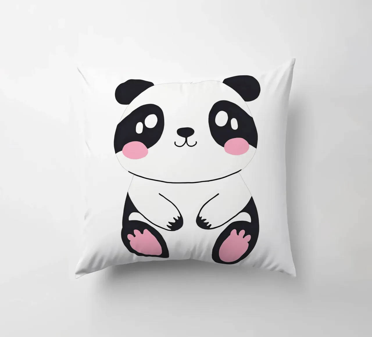 panda kawaii 1 cuscino da Rezh creations