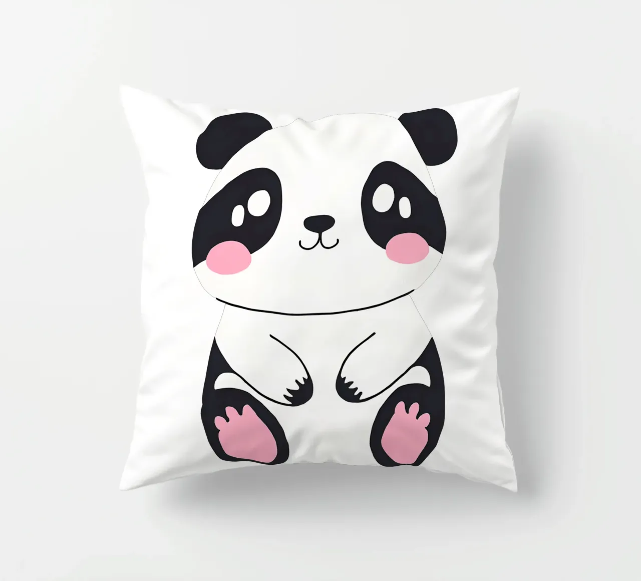 panda kawaii 1 cuscino da Rezh creations