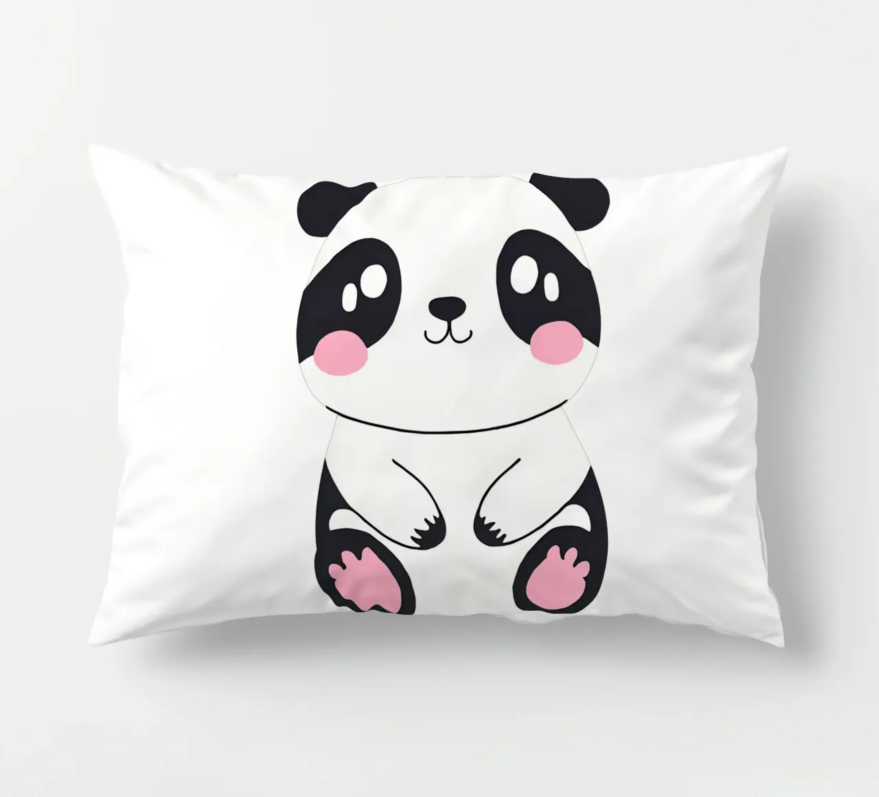 panda kawaii 1 cuscino da Rezh creations