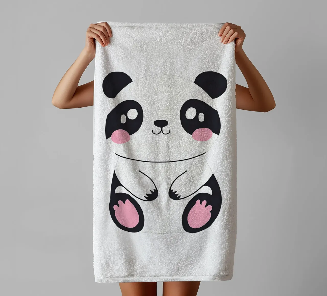 panda kawaii 1 asciugamano da bagno da Rezh creations