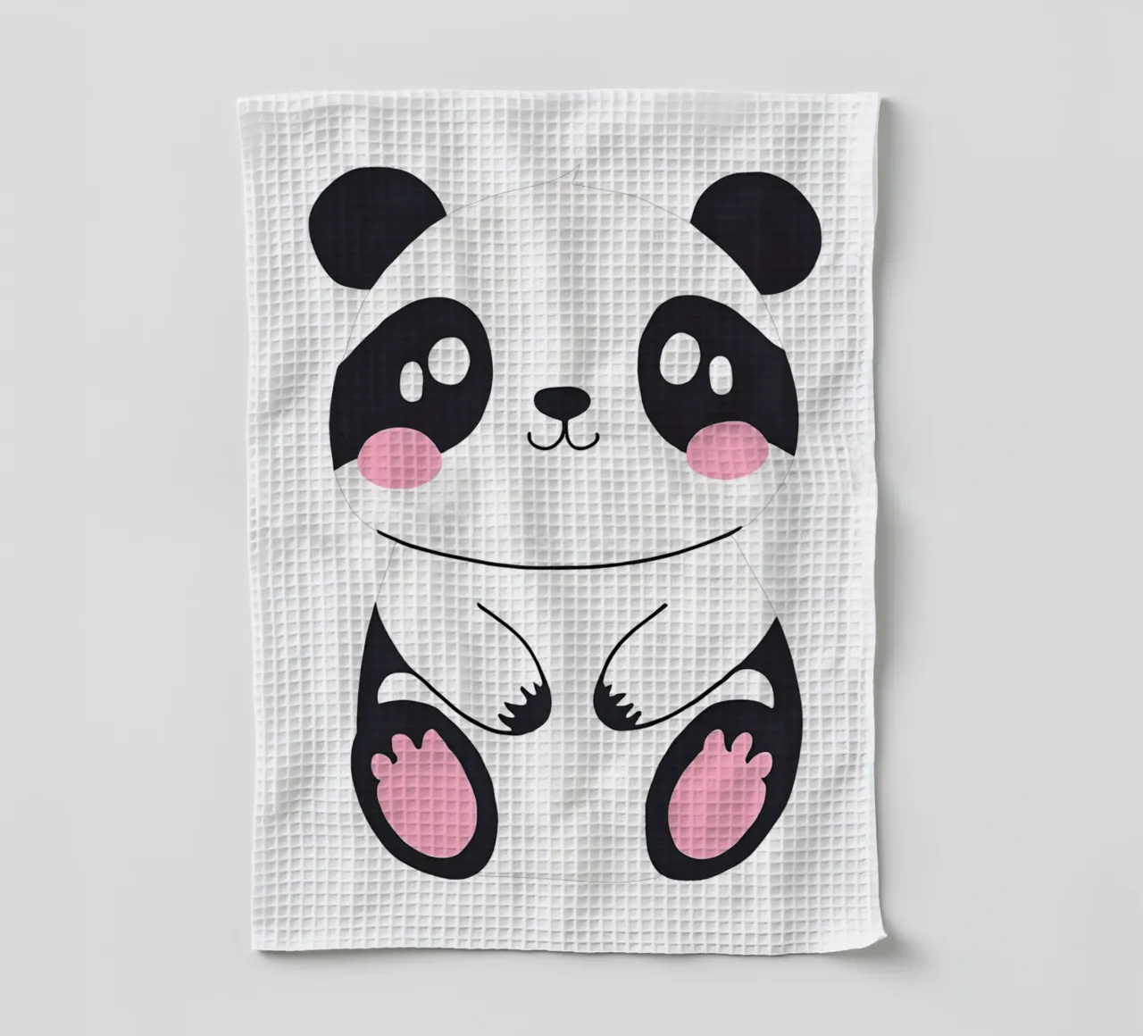 panda kawaii 1 canovaccio da cucina da Rezh creations