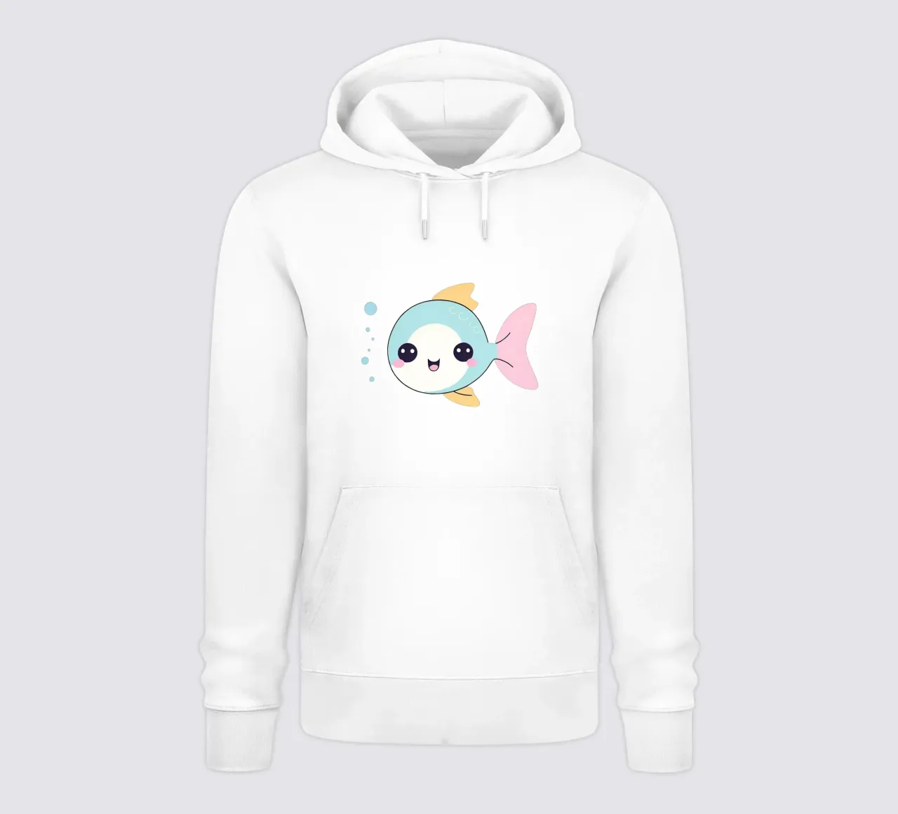 poisson kawaii 1 felpa con cappuccio da Rezh creations