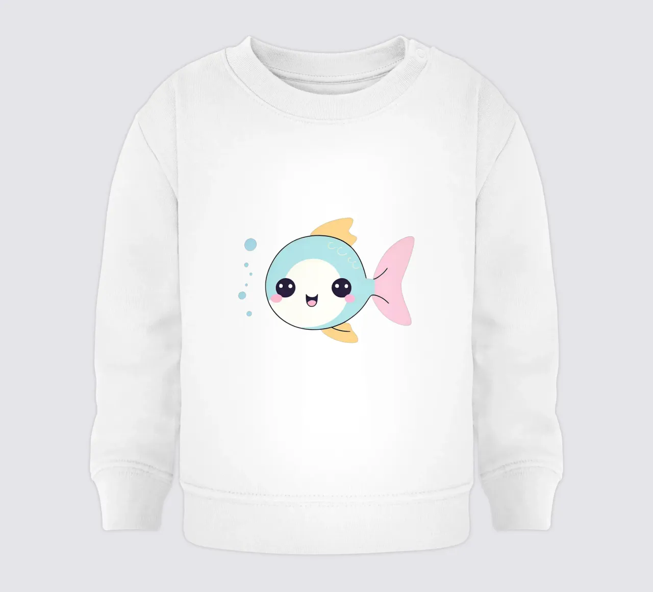 poisson kawaii 1 felpa neonato da Rezh creations