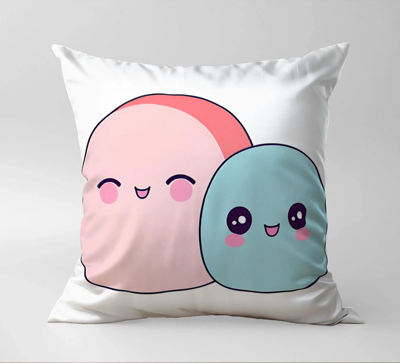 bocce kawaii 1 cuscino da Rezh creations