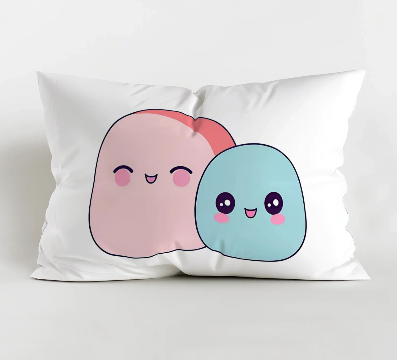 bocce kawaii 1 cuscino da Rezh creations