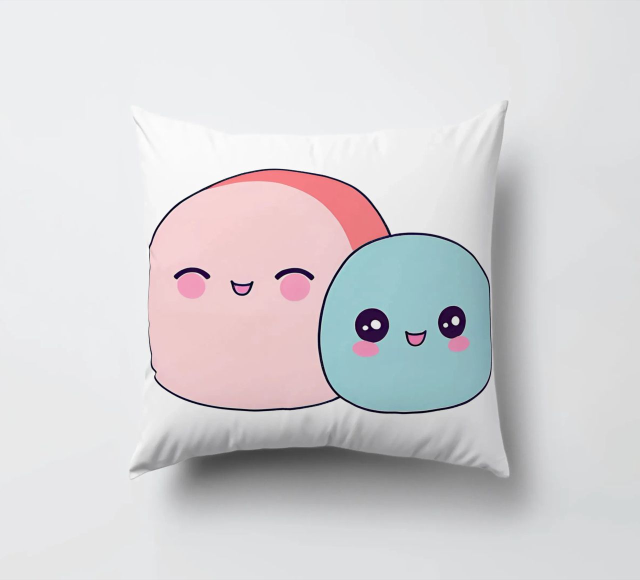 bocce kawaii 1 cuscino da Rezh creations