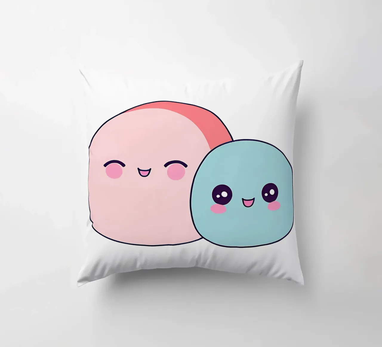 bocce kawaii 1 cuscino da Rezh creations