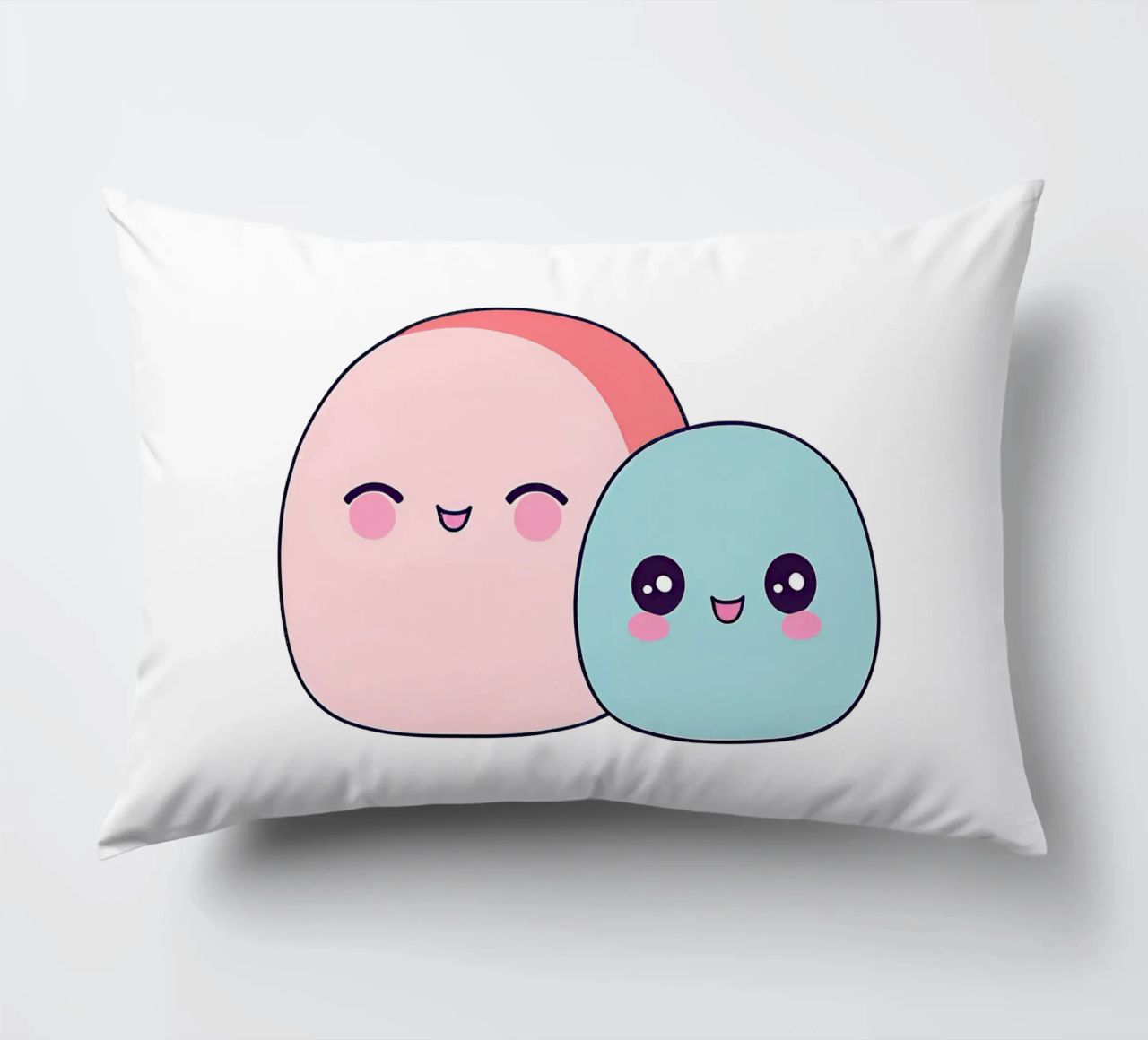 bocce kawaii 1 cuscino da Rezh creations