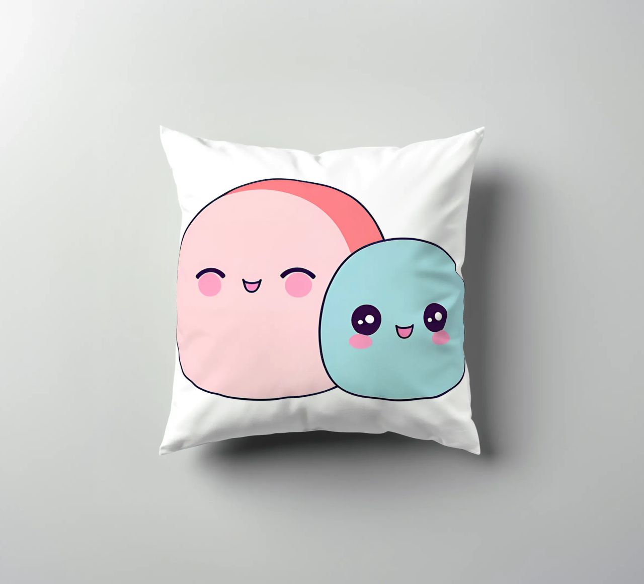 bocce kawaii 1 cuscino da Rezh creations