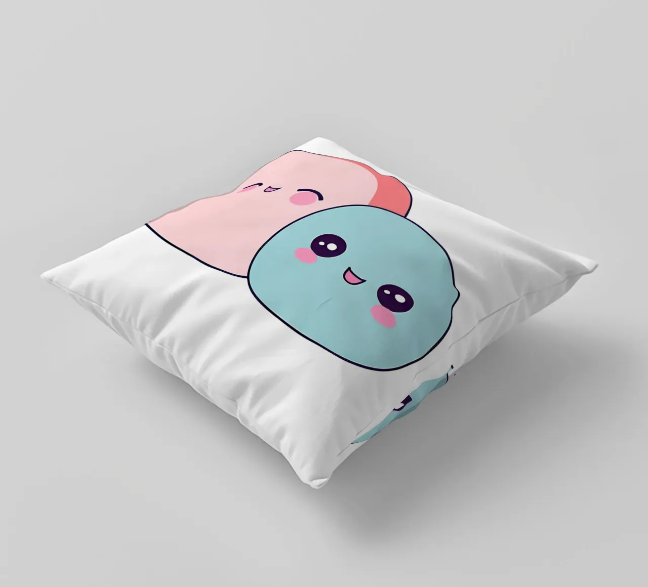 bocce kawaii 1 cuscino da Rezh creations