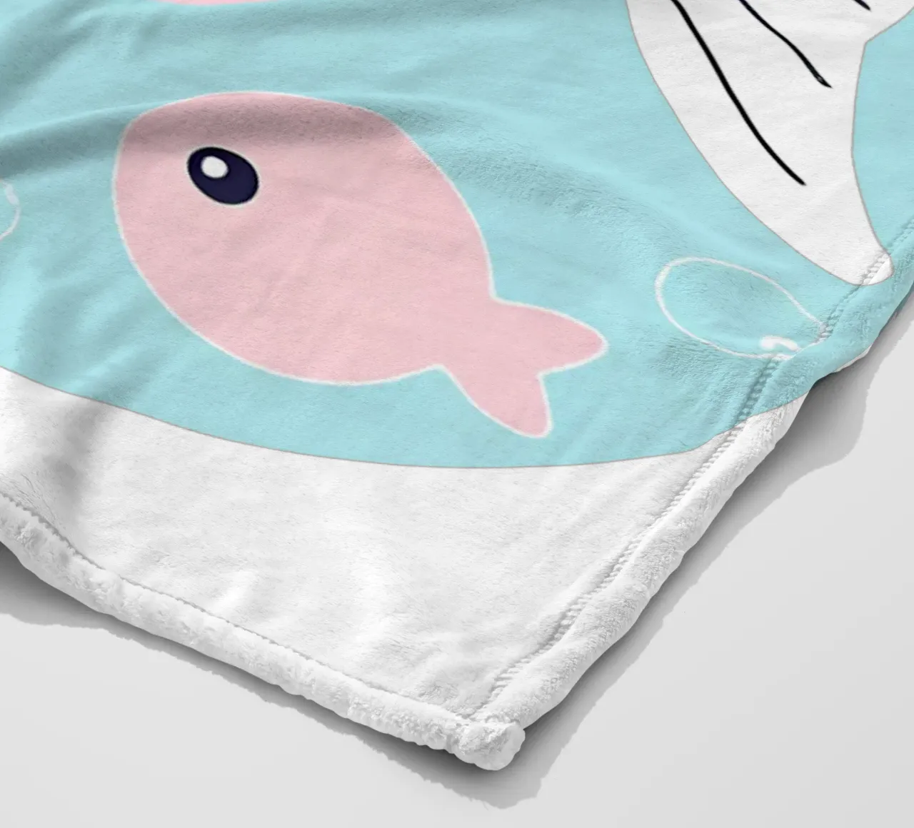 poisson kawaii 2 coperta in pile da Rezh creations