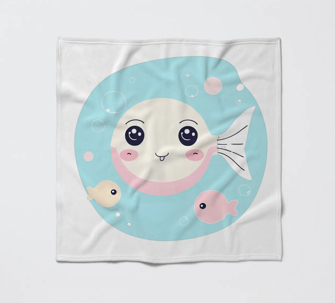 poisson kawaii 2 coperta in pile da Rezh creations