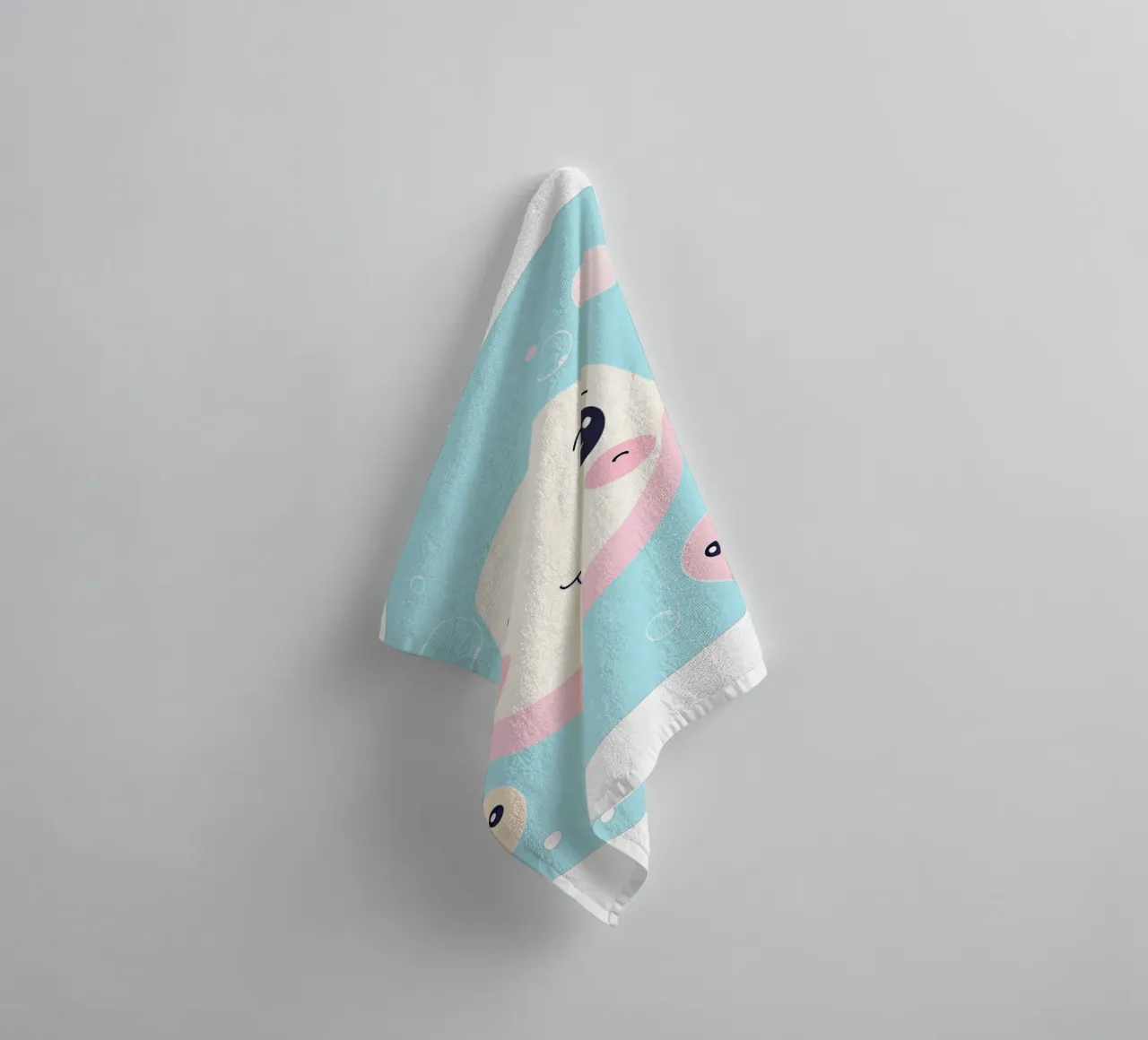 poisson kawaii 2 asciugamano da bagno da Rezh creations