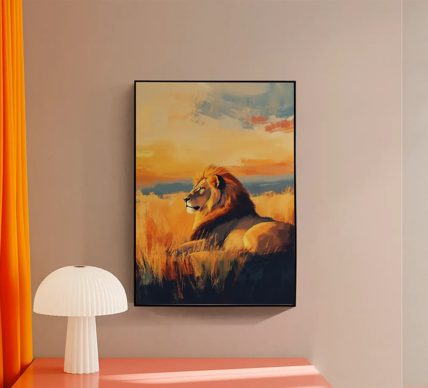 Lion plexiglass da Nikis Art Studio