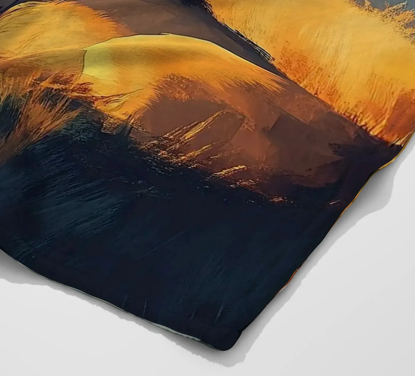 Löwe Fleecedecke von Nikis Art Studio