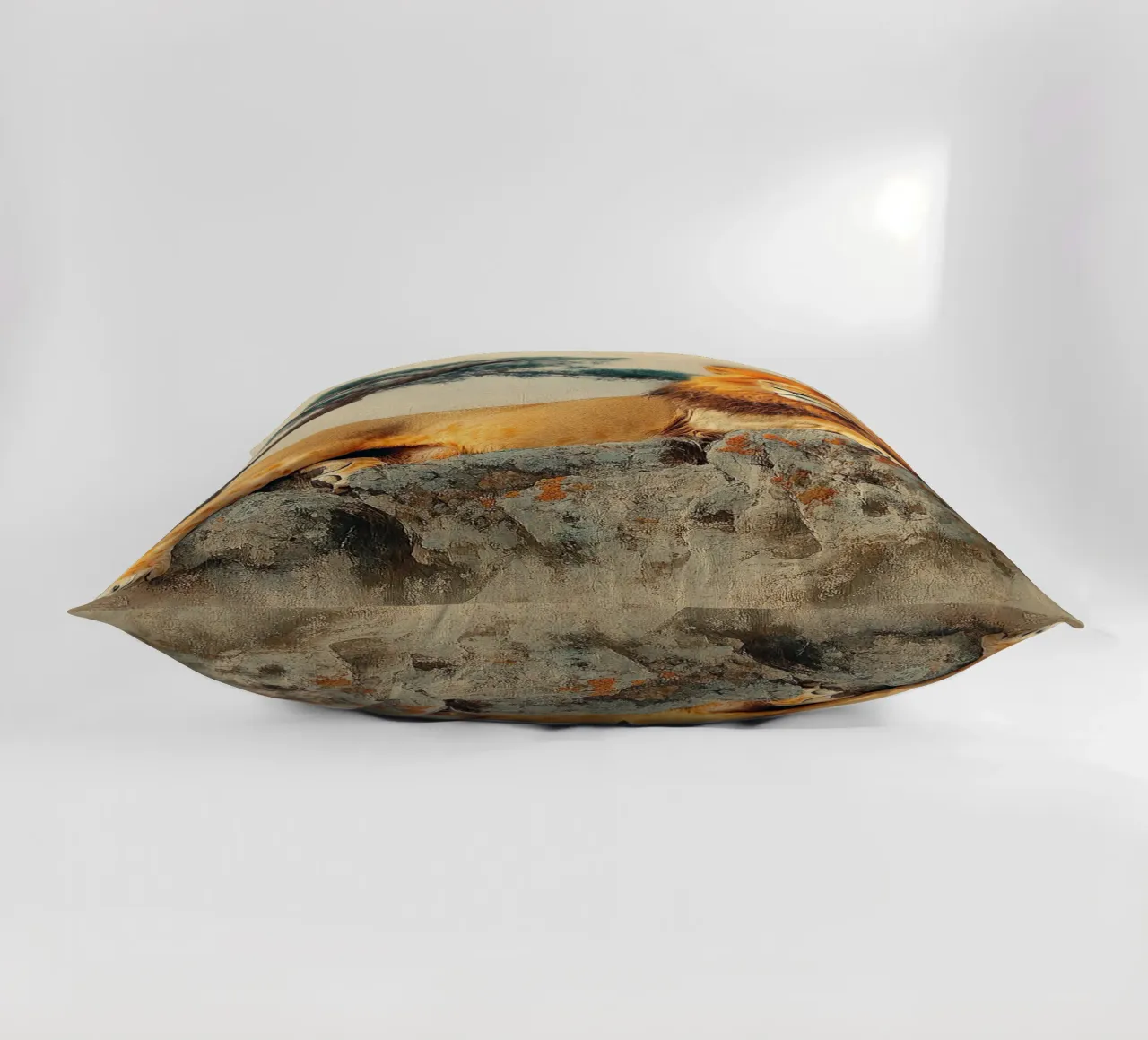 The lion within you: Unleashing your true power decorative cushion by Nikis Art Studio