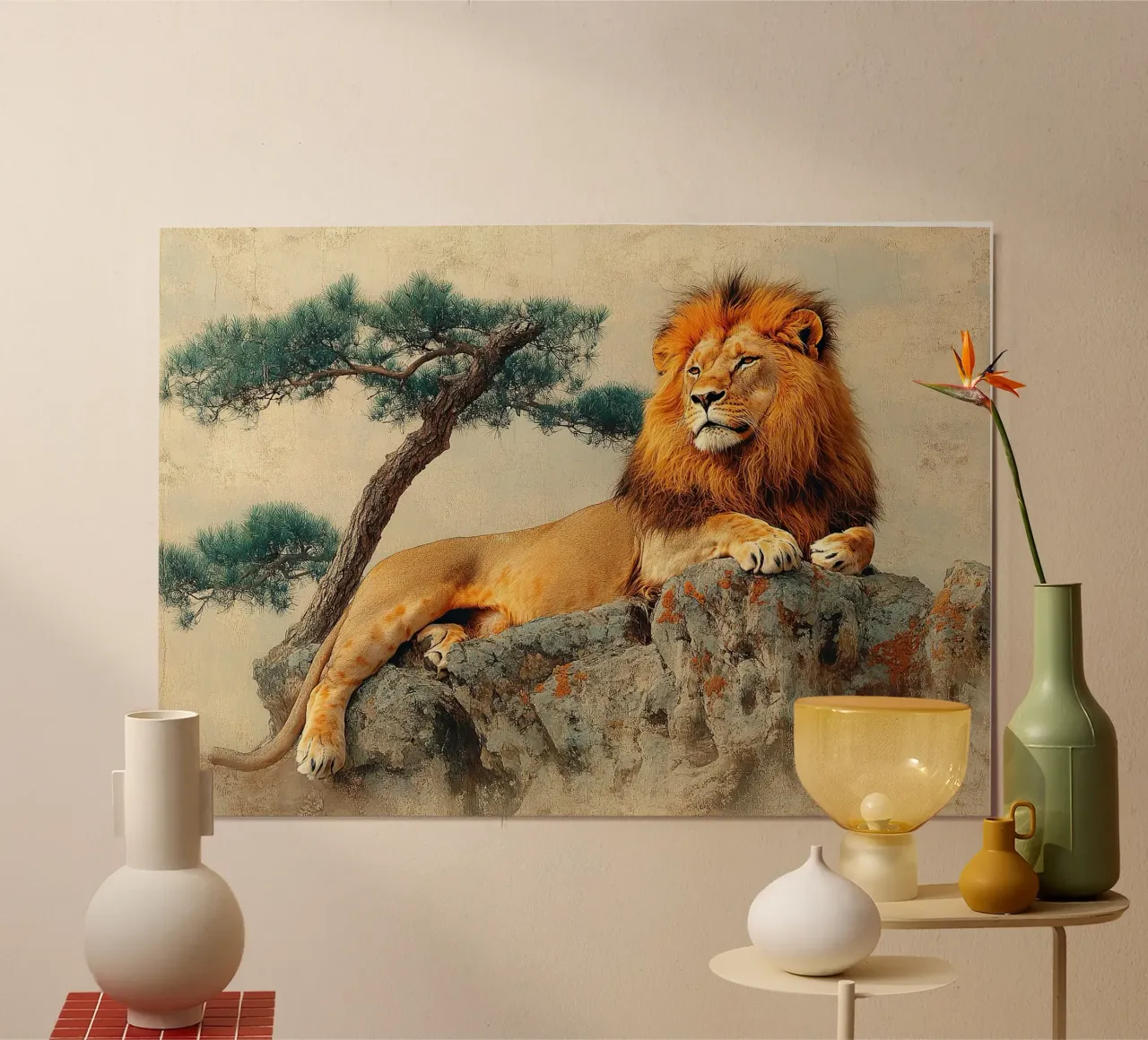 The lion within you: Unleashing your true power poster by Nikis Art Studio