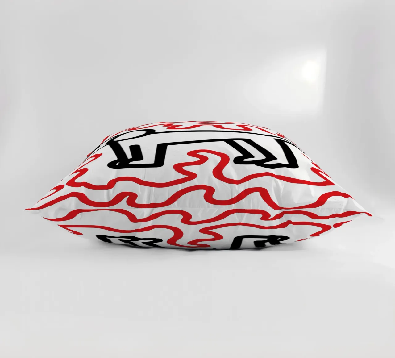 modern dog red 1 cuscino da Rezh creations