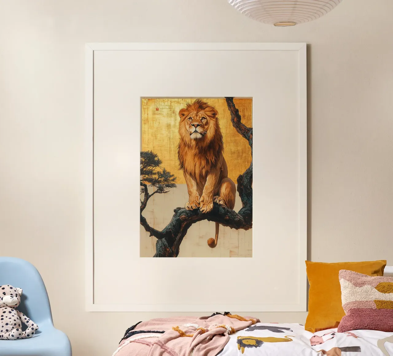 Leone poster da Nikis Art Studio