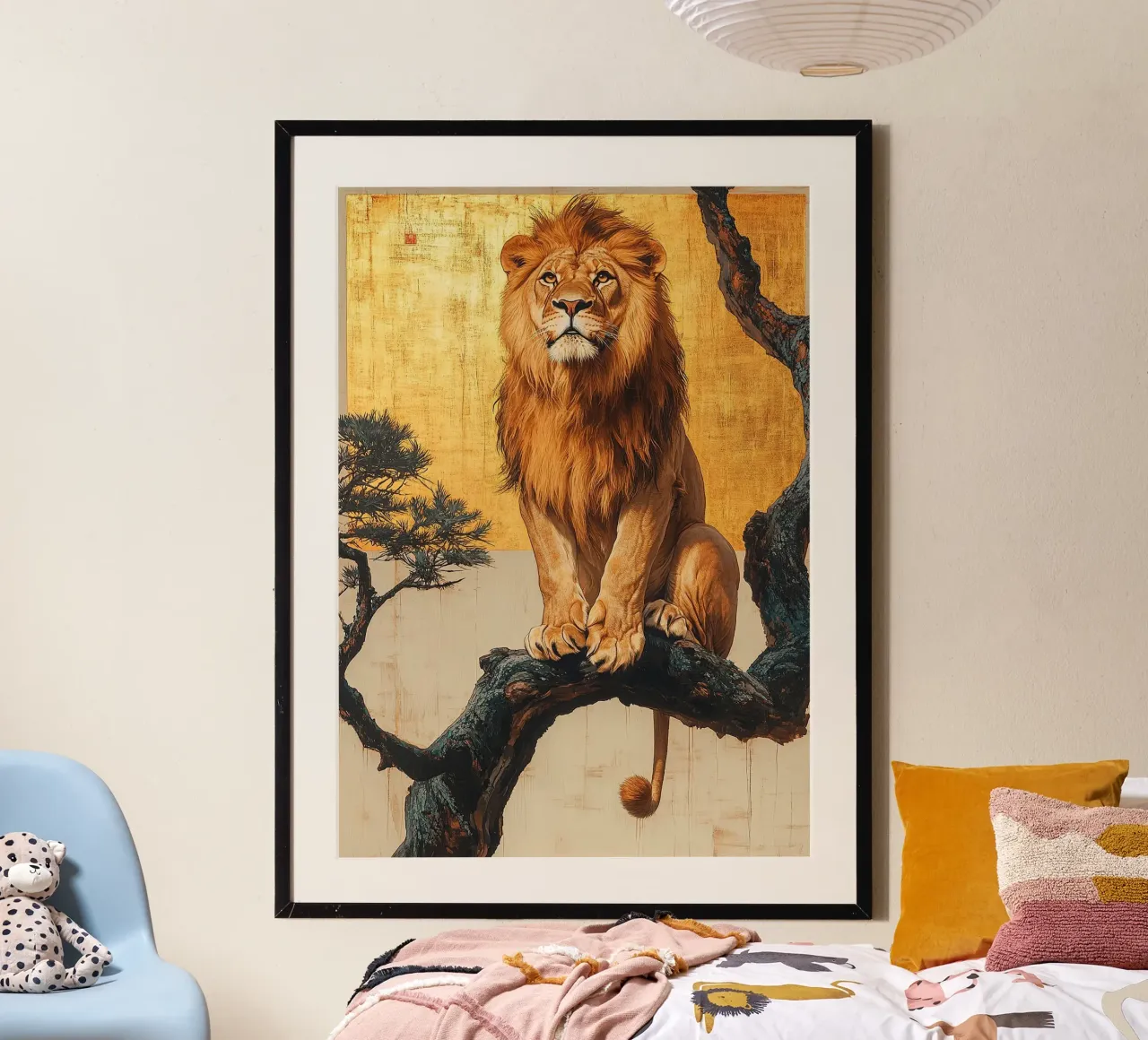 Leone poster da Nikis Art Studio