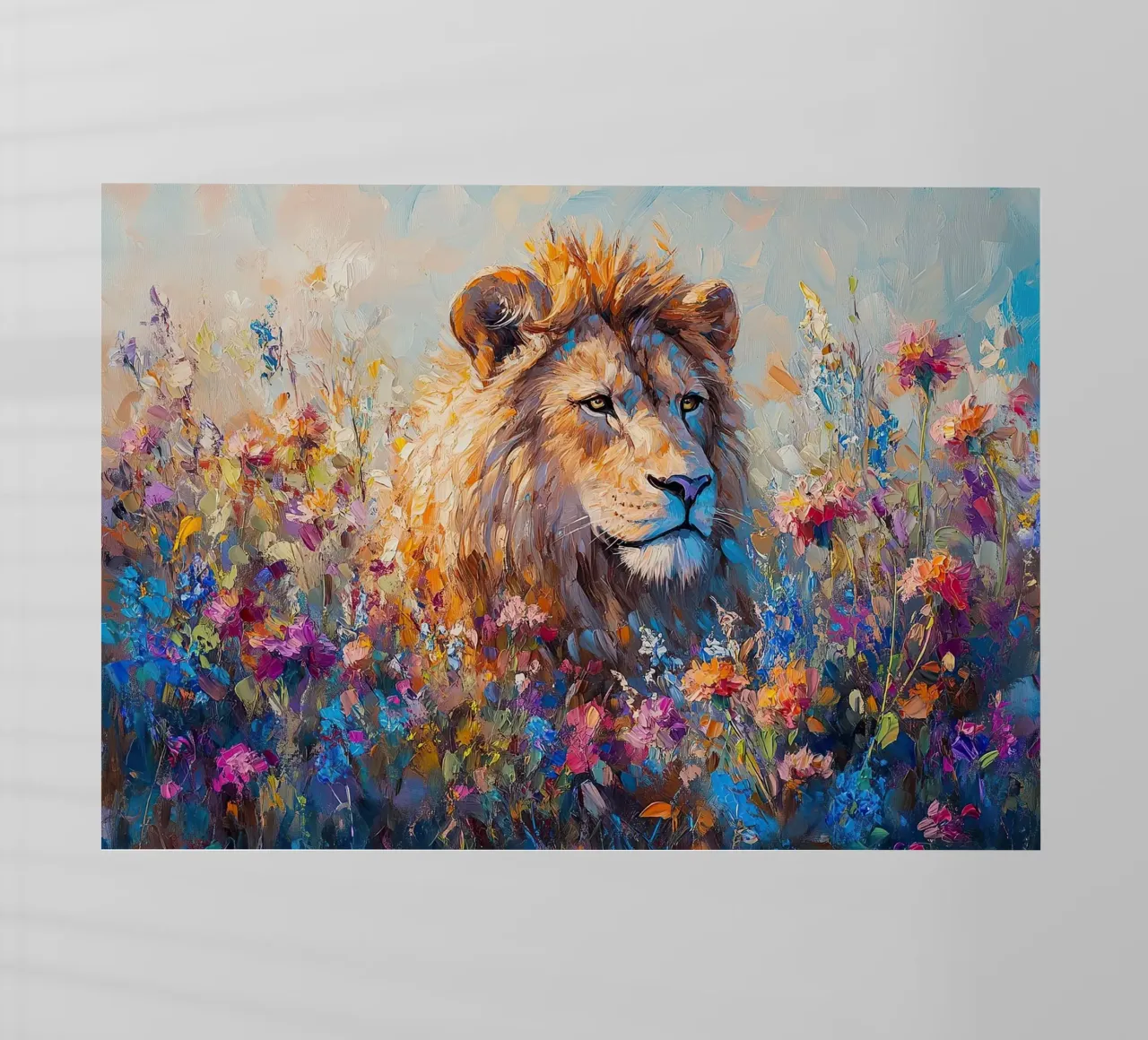 Leone pellicola backlit da Nikis Art Studio