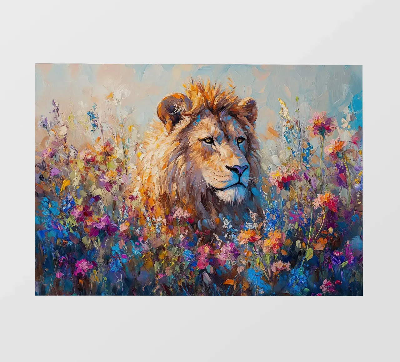 Leone pellicola backlit da Nikis Art Studio