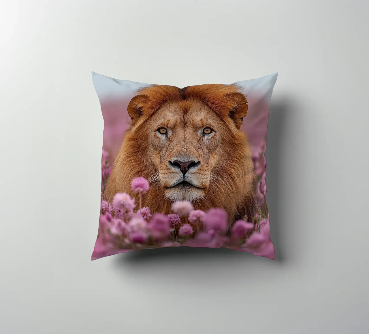 Leone cuscino da Nikis Art Studio