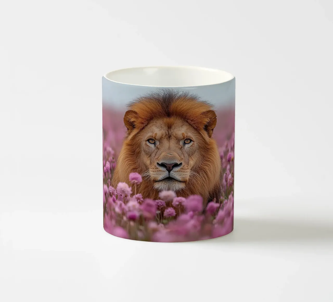 Leone tazza in ceramica da Nikis Art Studio