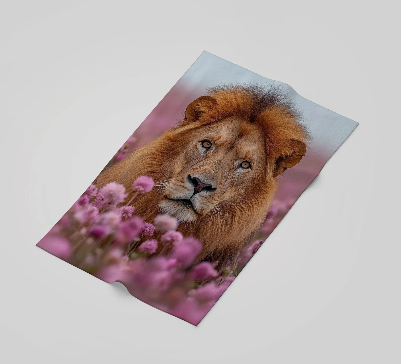 Lion serviette de plage de Nikis Art Studio