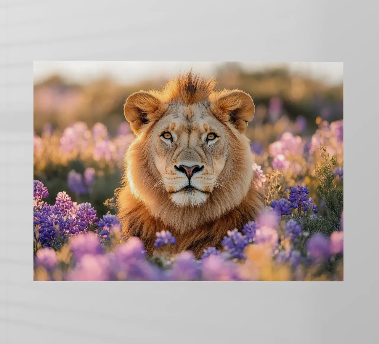 Leone pellicola backlit da Nikis Art Studio