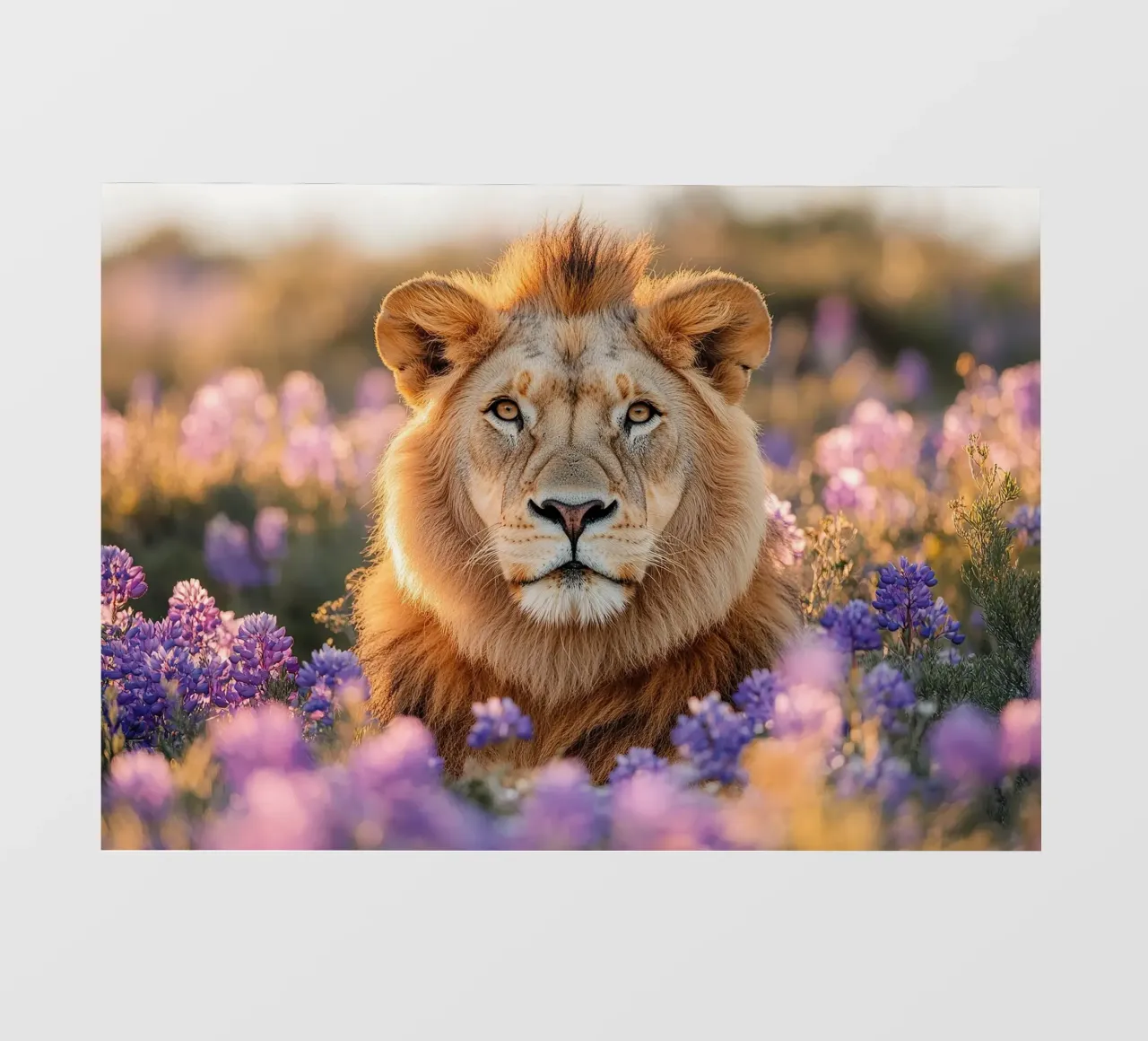 Leone pellicola backlit da Nikis Art Studio