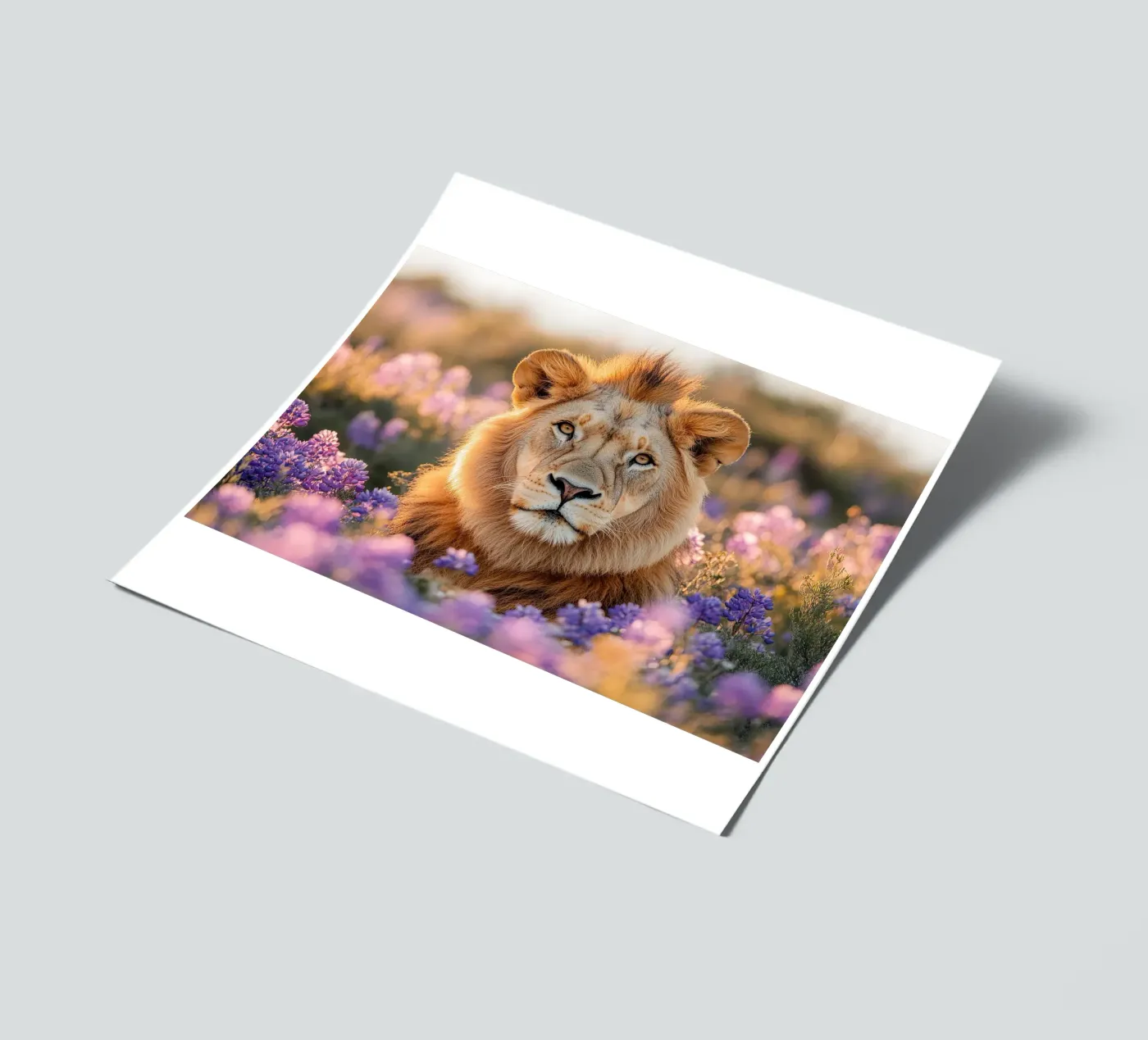 Lion sticker sheet by Nikis Art Studio