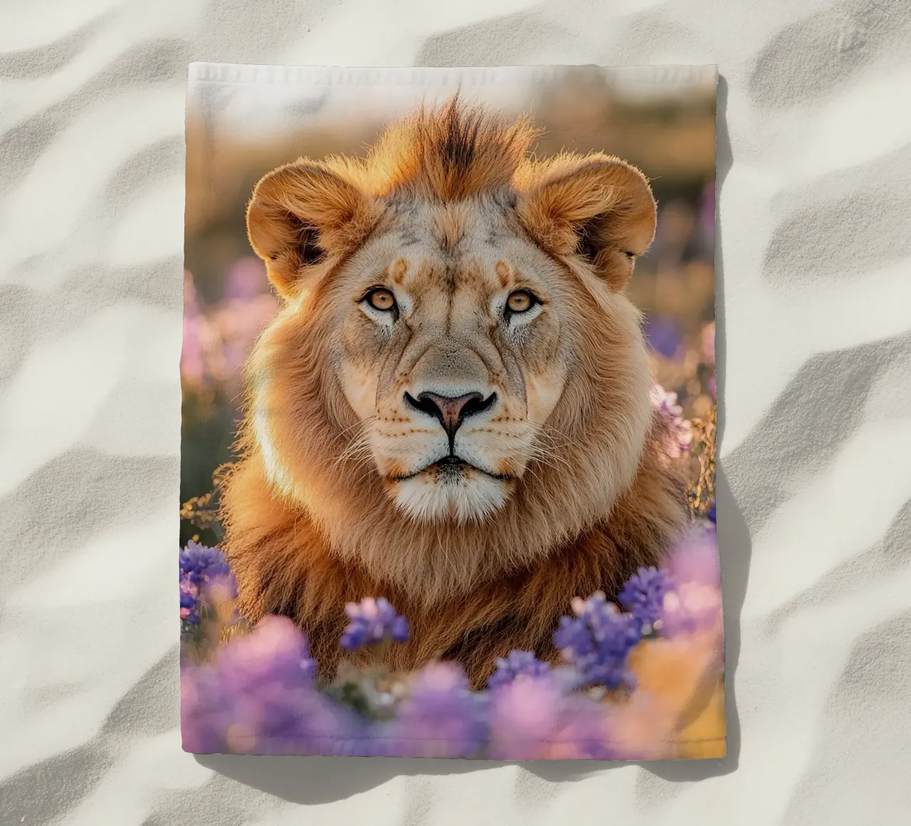 Leone telo mare da Nikis Art Studio