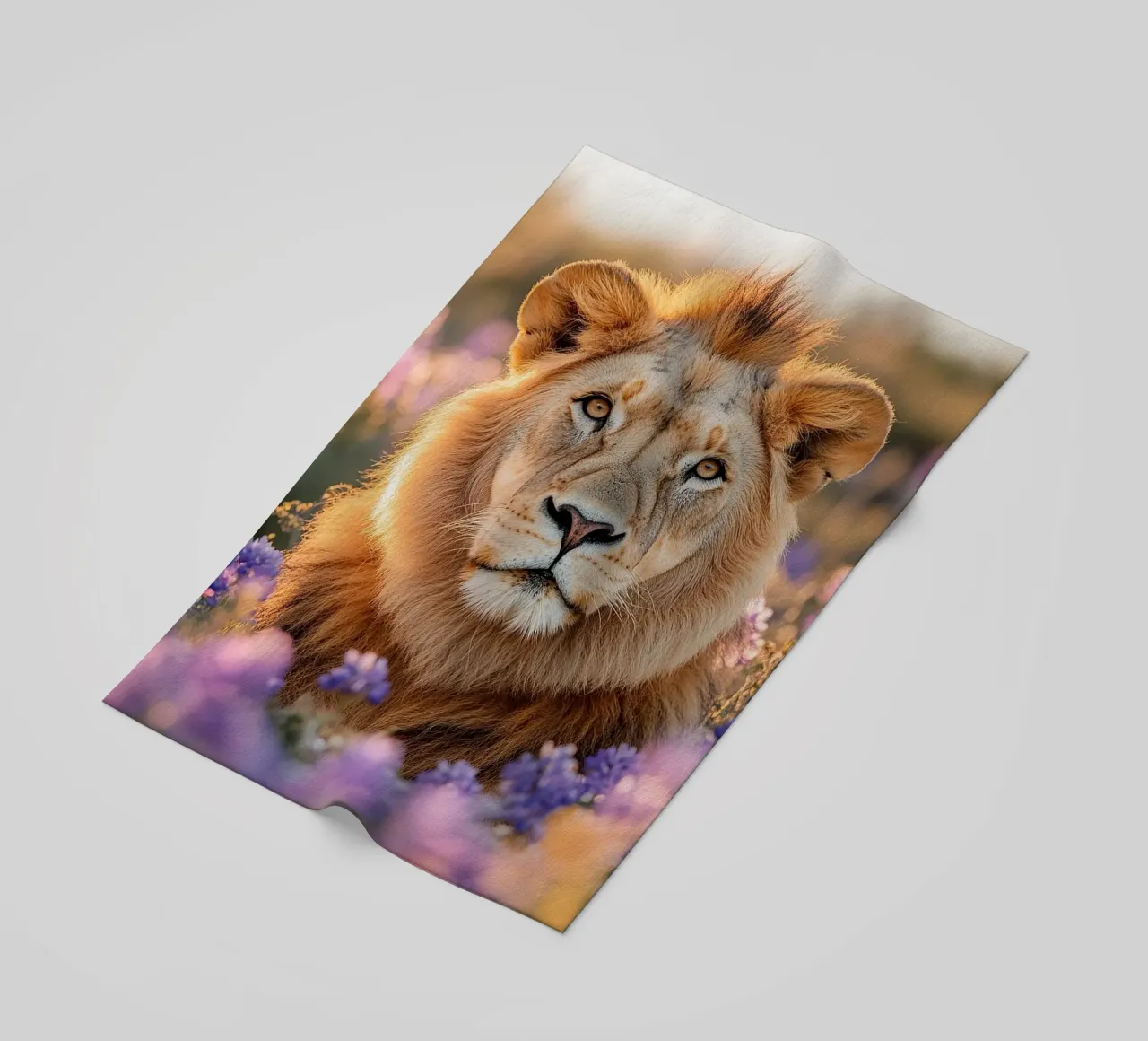 Leone telo mare da Nikis Art Studio