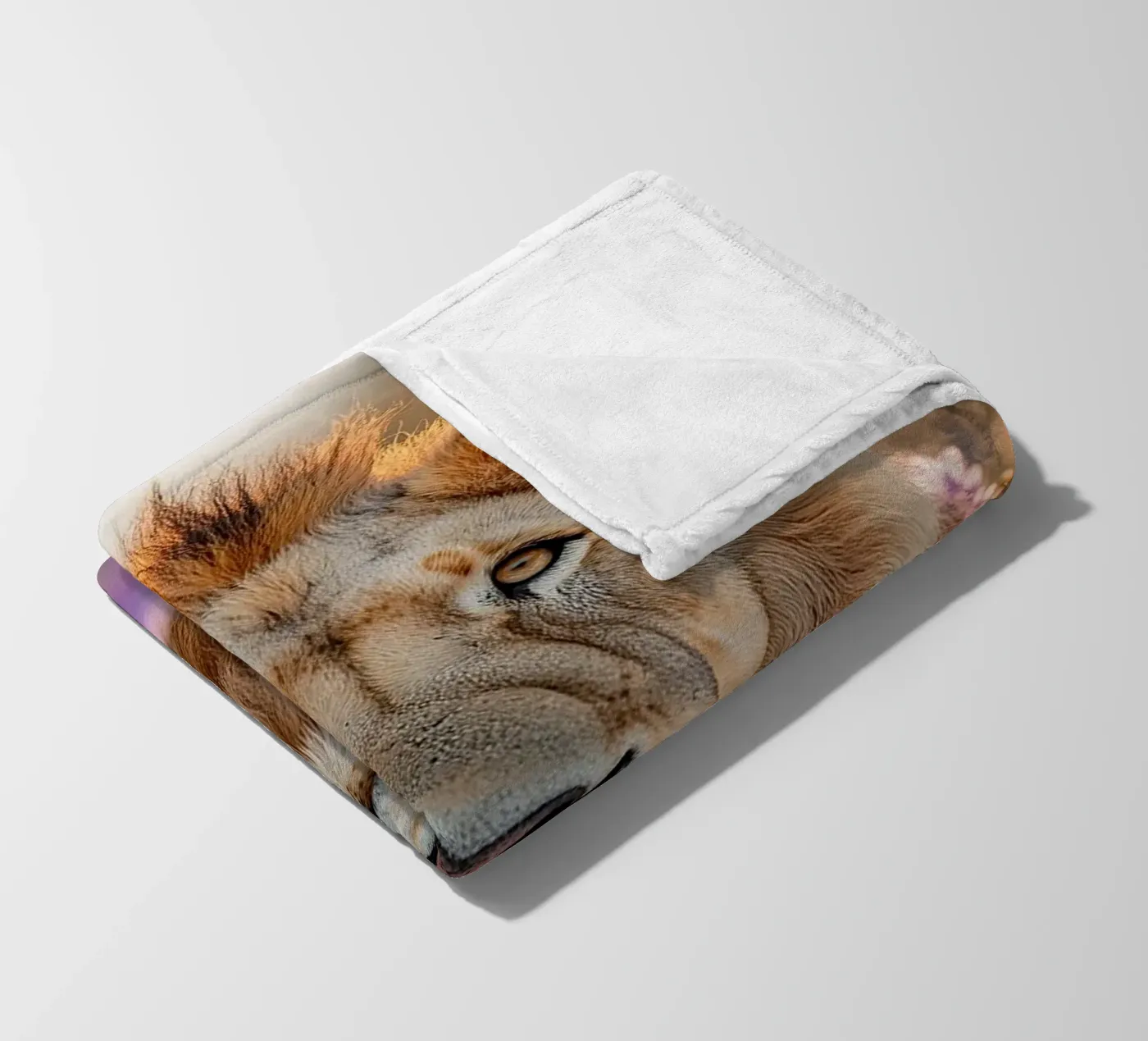 Lion Fleecedecke von Nikis Art Studio