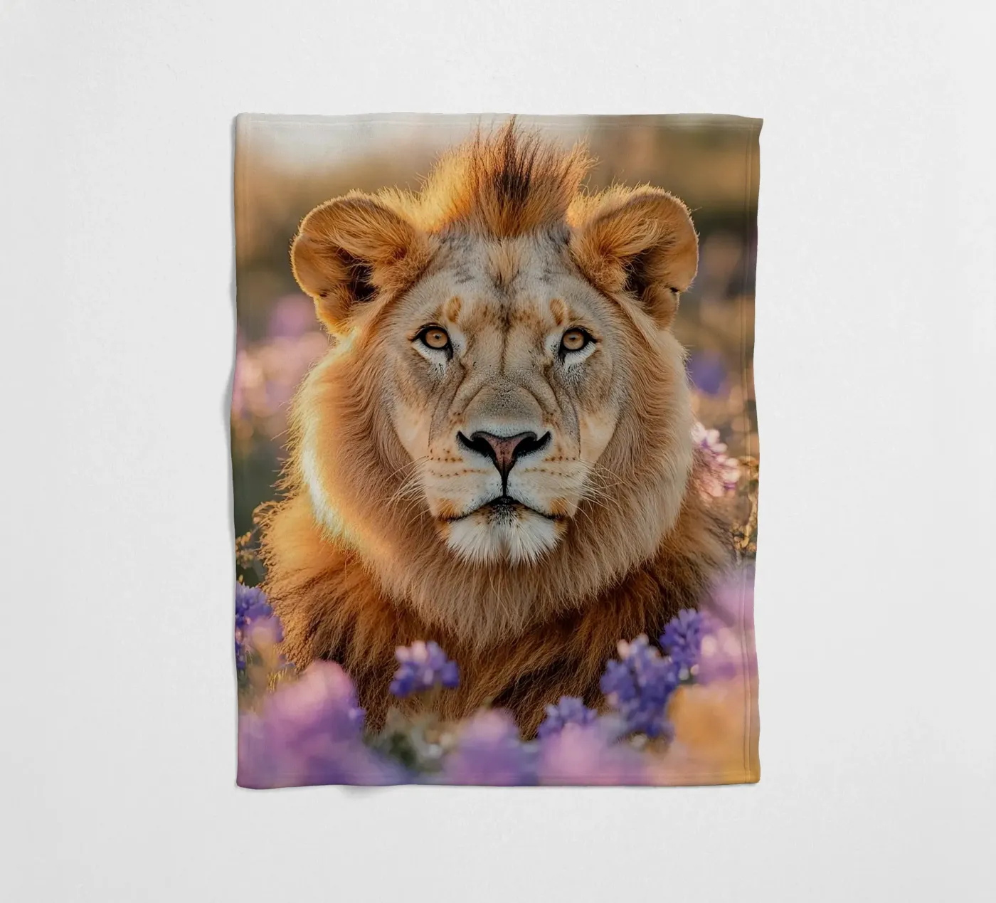 Lion Fleecedecke von Nikis Art Studio