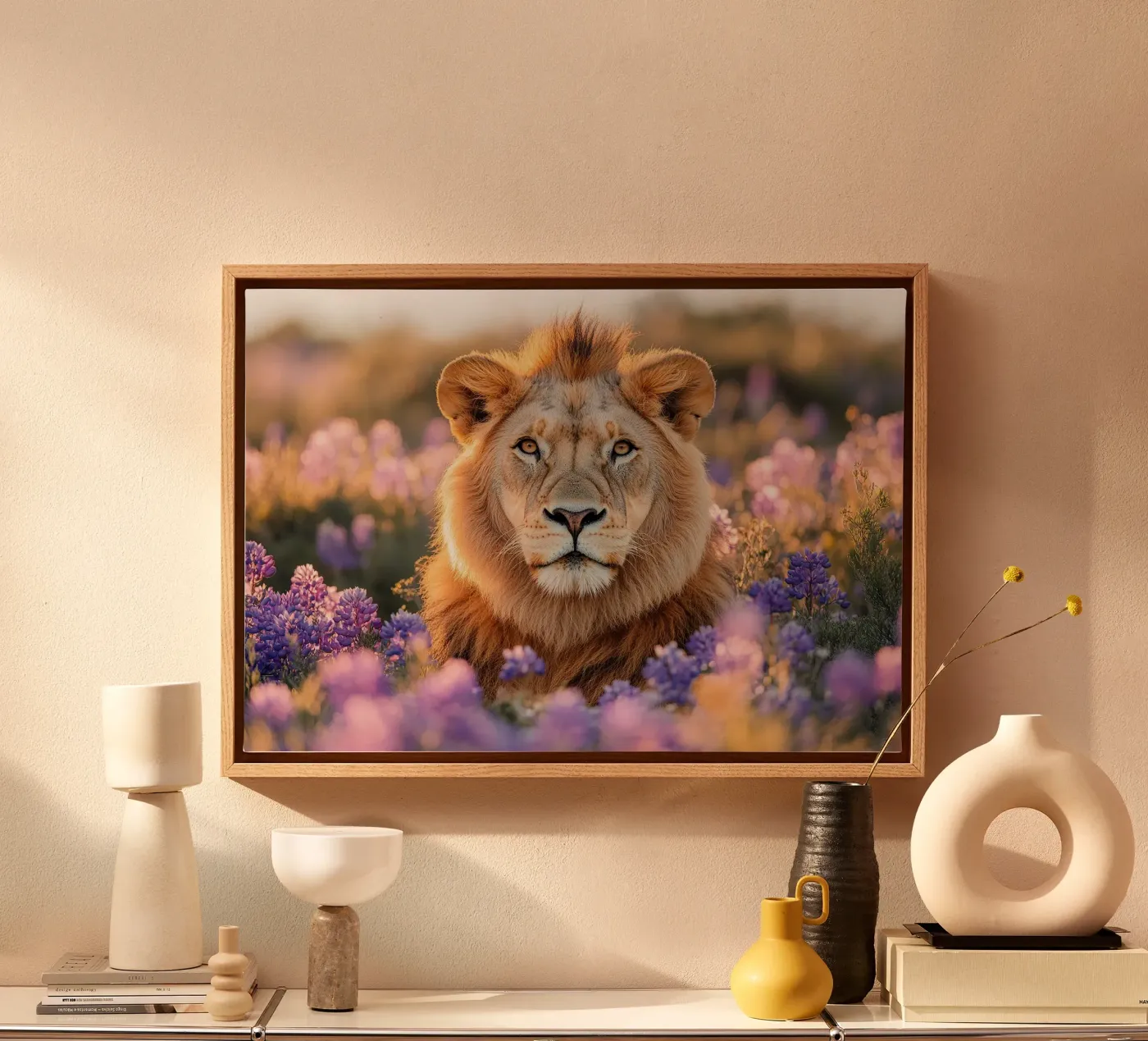 Lion tela da Nikis Art Studio