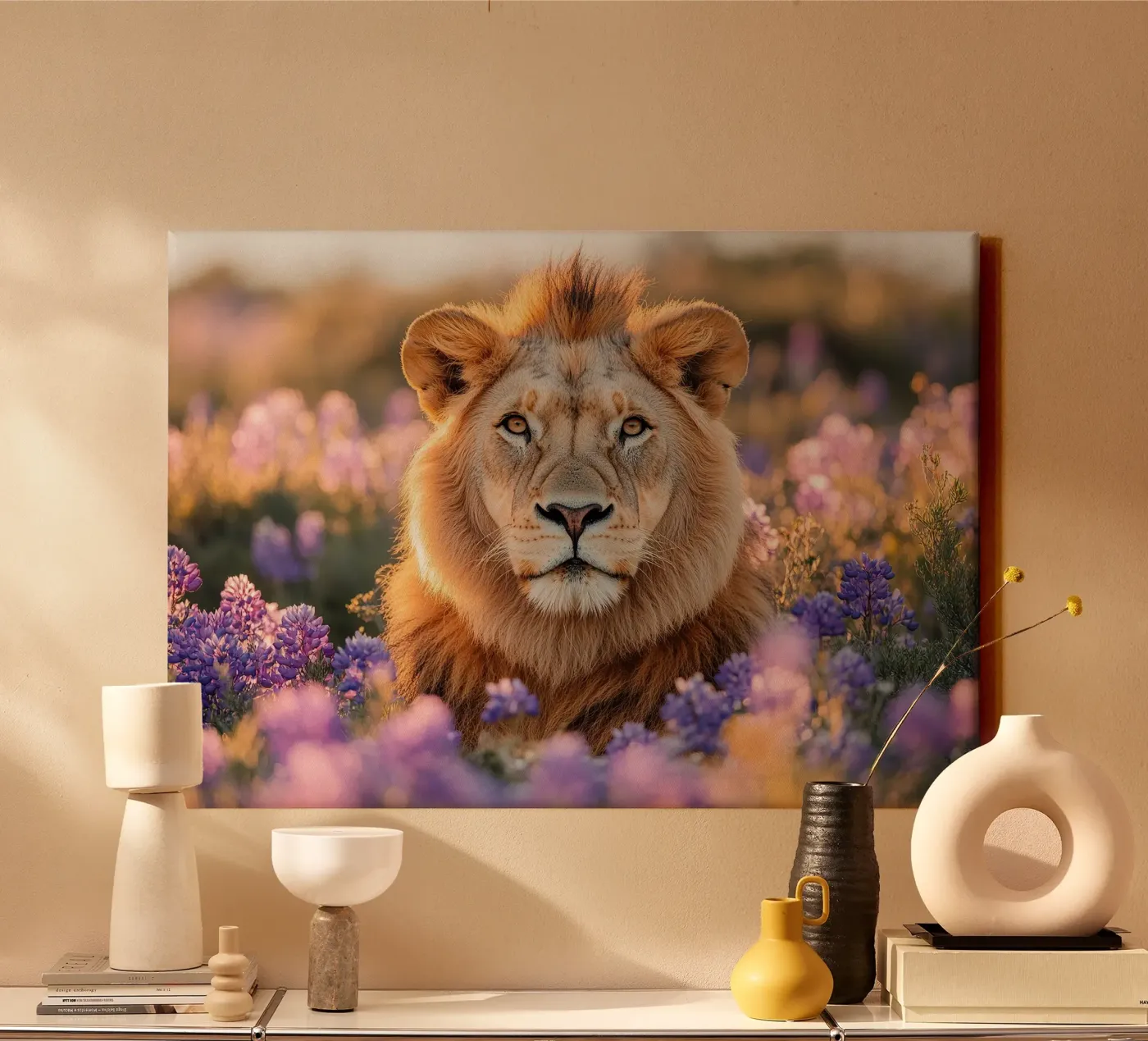 Lion tela da Nikis Art Studio