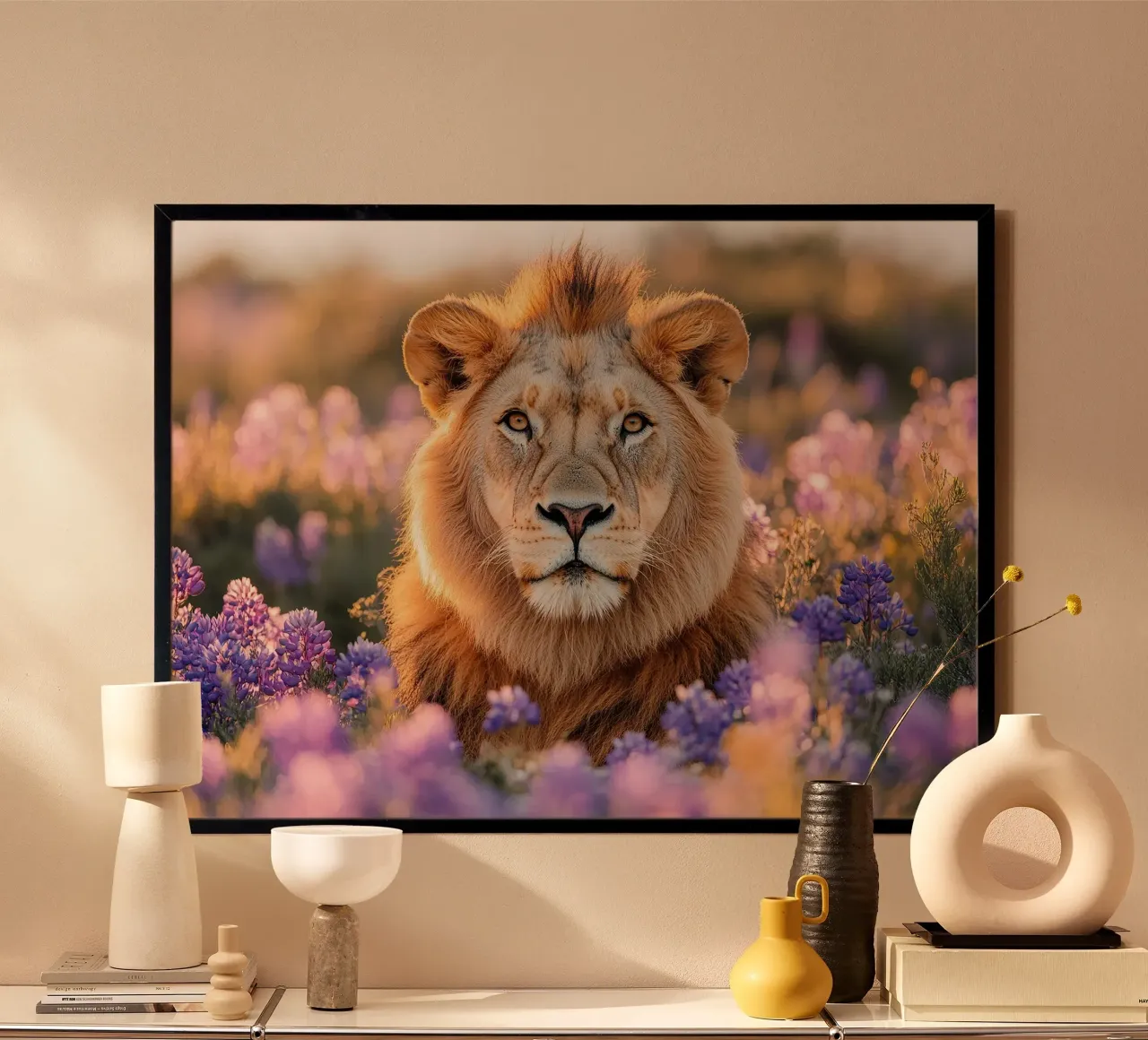 Leone poster da Nikis Art Studio