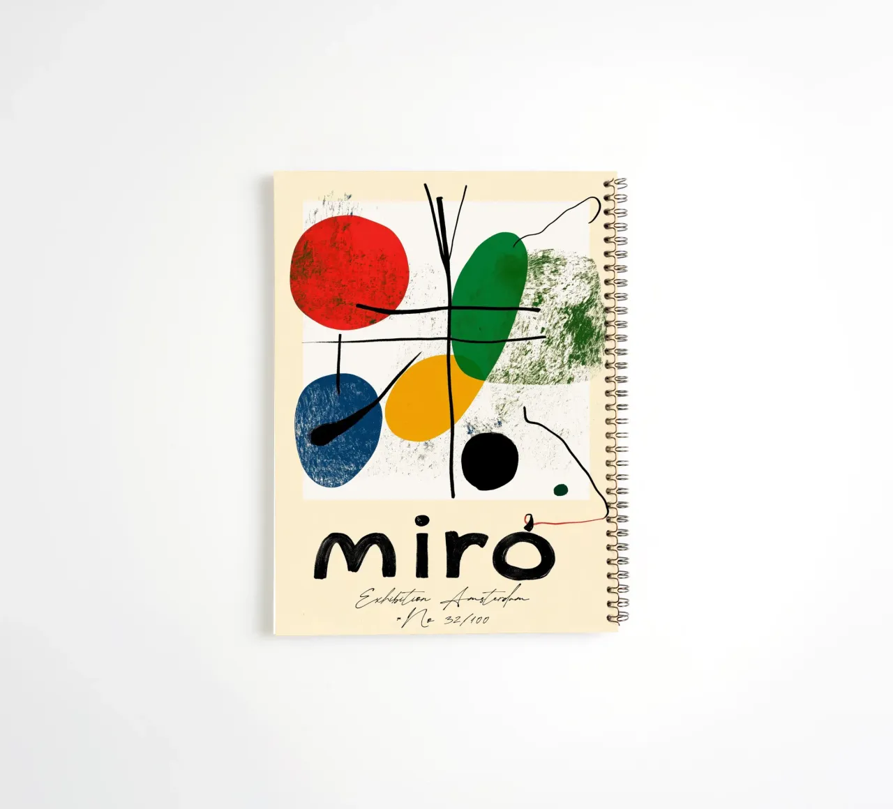 Mirò (Version No 3) spiral notebook by treechild