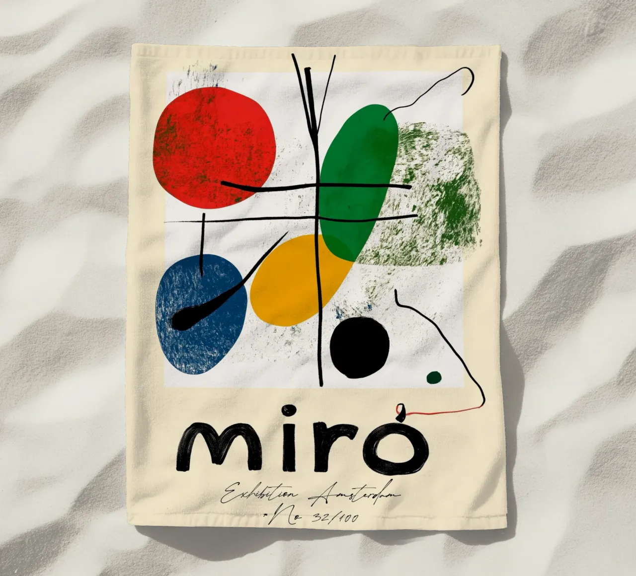 Mirò (Version No 3) telo mare da treechild