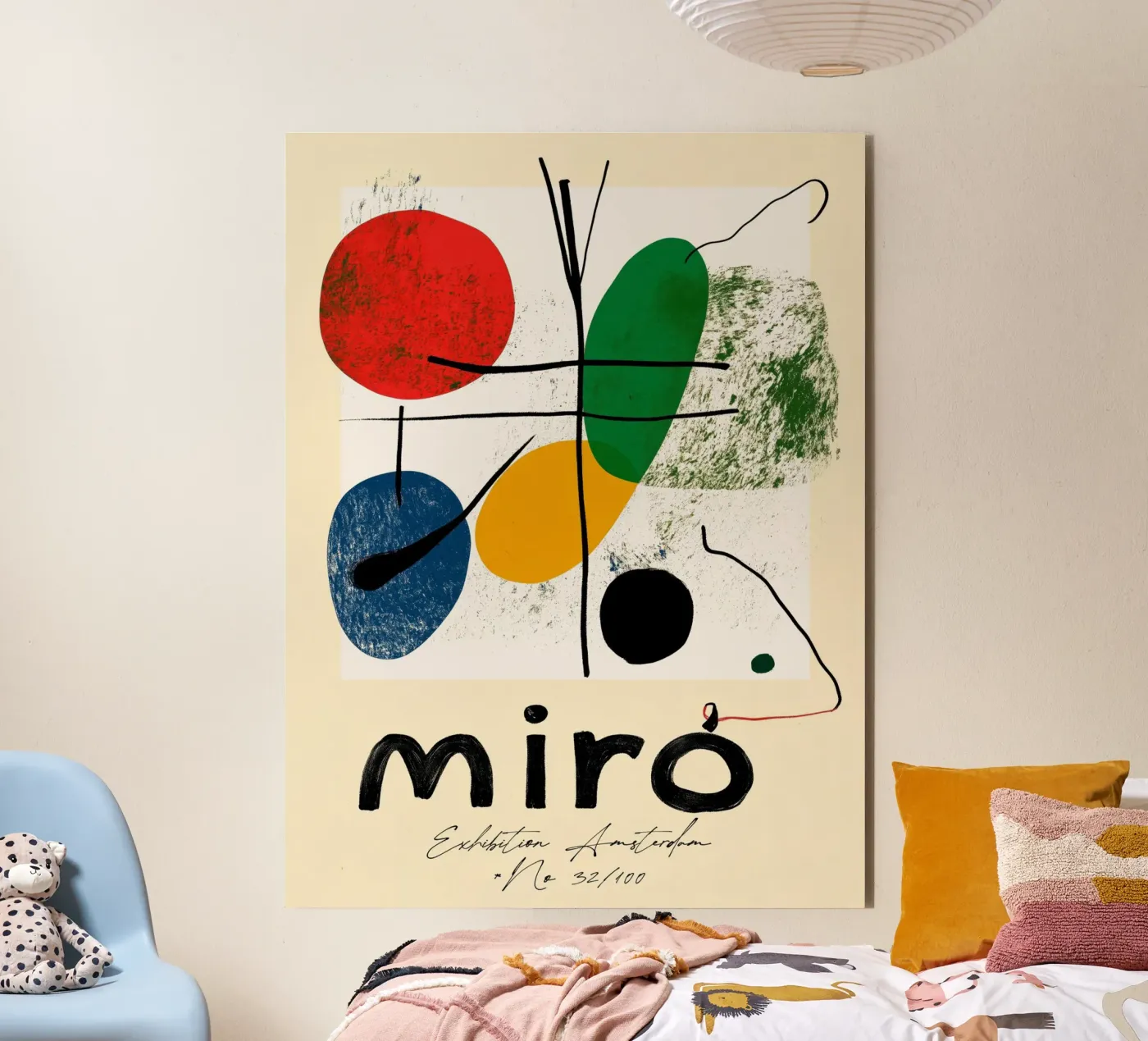 Mirò (Version No 3) alluminio dibond da treechild