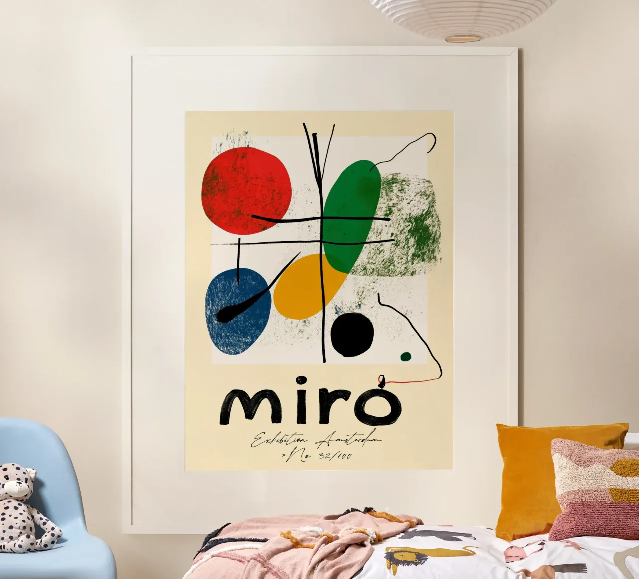 Mirò (Version No 3) poster by treechild