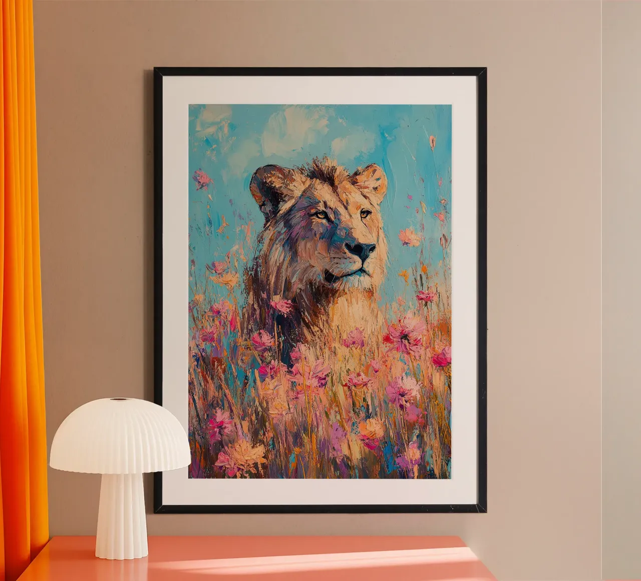 Mane miracle: El poder del rey hahnemühle de Nikis Art Studio