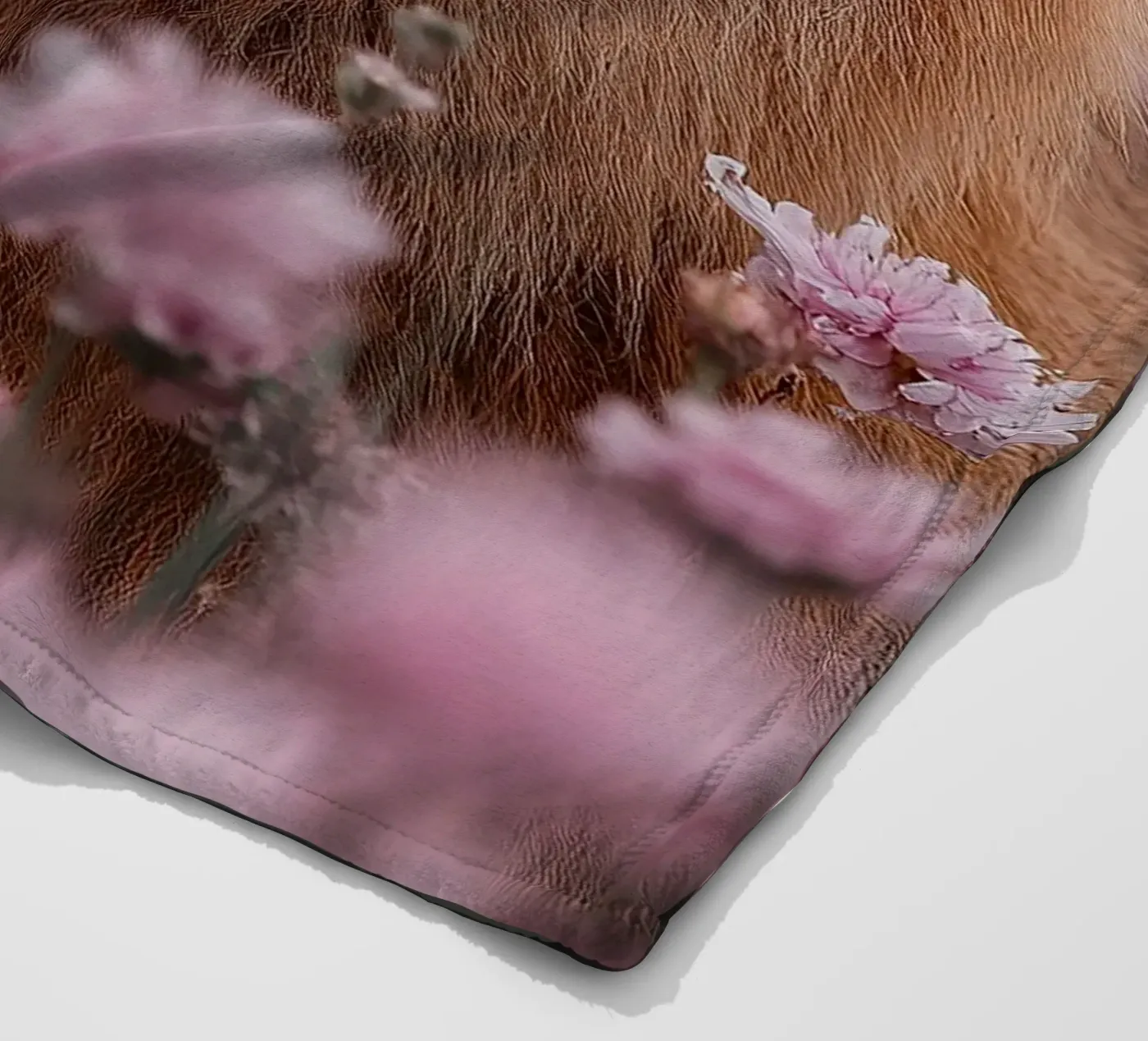 Löwe Fleecedecke von Nikis Art Studio