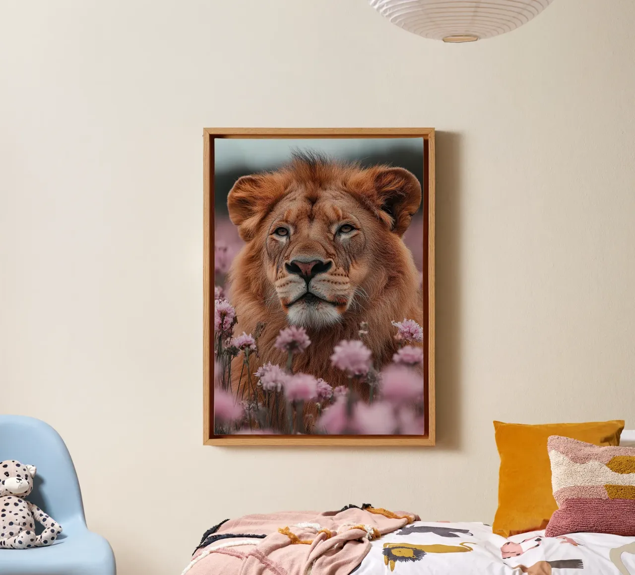 Leone tela da Nikis Art Studio