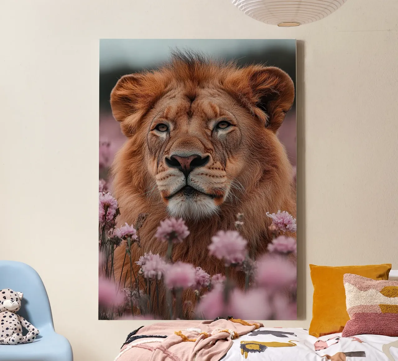 Leone tela da Nikis Art Studio